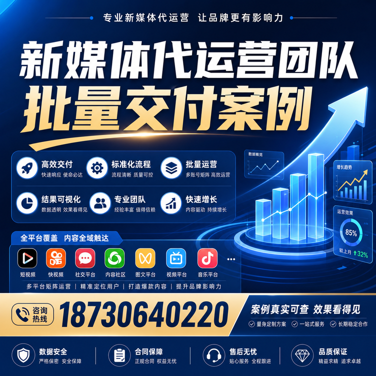 芜湖代运营公司多客户账号批量高效交付案例